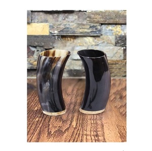 Natural Horn Glass 3 piece Premium Quality Drinking Glass Eco Friendly Durable Stylish Unique Kitchenware Item - Product Image 4