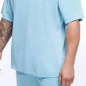 Camiseta de moda estampada 100% algodón para hombre, de alta calidad, cuello redondo, corte holgado, talla grande. - Product Image 6