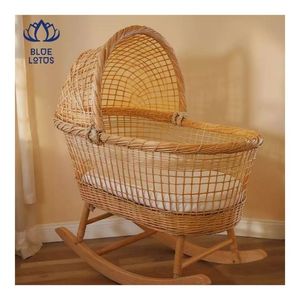 ENTREGA INMEDIATA Cuna de Ratán 2026, Material Seguro y Resistente para un Sueño Estable y un Balanceo Suave para una Sensación Relajante - Product Image 6