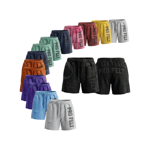 Pantalones Cortos Deportivos Casuales de Algodón Vintage al por Mayor, de Secado Rápido, Ecológicos, para Verano, Gimnasio, Playa, Entrenamiento, Cómodos, con Logotipo Personalizado OEM - Product Image 1