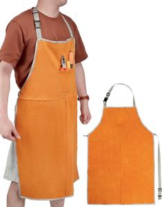 Industrial Heavy-Duty Cowhide Split <b>Leather</b> Welding <b>Apron</b> Water & Fireproof Safety Workwear Protective Clothing at an Price - Product Image 2