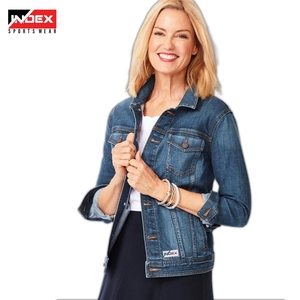 Chaqueta Vaquera Moderna para Mujer, Estilo Casual, Chaqueta de Mezclilla a la Moda, Estilo Urbano, Chaqueta de Tela Premium, Pedido al por Mayor - Product Image 6