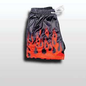 Shorts de baseball pour homme en coton 100% noir, taille élastique, séchage rapide, décontracté, sport - Product Image 5