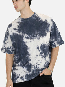 Camiseta Oversize de Algodón 100% con Estampado de Calavera, Ajuste Holgado, Estilo Urbano Ecológico y Lavado Ácido Vintage - Product Image 3