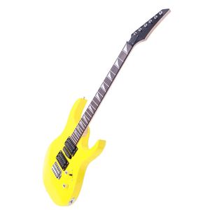 Bolsa de Viaje para Guitarra Electroacústica Pintada con Pastillas HSH, Correa, Palanca, Cable, Llave y Herramientas - Acabado Amarillo - Product Image 4