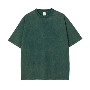เสื้อยืดผู้ชายทรงปกติ ผ้าฝ้าย 100% ซักแล้ว สีพื้น คอกลม แขนสั้น ระบายอากาศได้ดี สวมใส่สบาย  รับสกรีนโลโก้ - Product Image 5