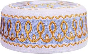 หมวกกุฟฟี่มุสลิมปักโลโก้ตามสั่ง หมวกละหมาด หมวกอิสลาม ของขวัญรอมฎอนและอีด หมวกปักลายแบบตุรกีสั่งทำพิเศษ - Product Image 4