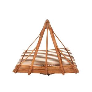 Porte-journaux en rotin vintage des années 1960 - Product Image 2