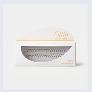 ขนตาปลอมแบบเส้นต่อเส้น Ollio Olrio รุ่น The Classic Individual Lashes แพ็คเดี่ยว - Wispy 9 มม. สำหรับต่อขนตา - Product Image 4