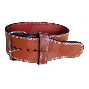 Ceinture de musculation en cuir de vachette durable, antidérapante, réglable et respirante avec boucle pour la musculation, le powerlifting et la salle de sport - Product Image 6