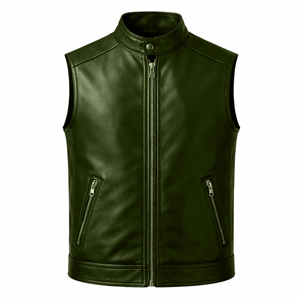 Veste en cuir véritable sur mesure pour homme, style motard vintage, durable, manteau d'hiver - Product Image 6
