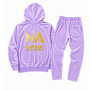 ชุดวอร์มมีฮู้ด Mudassar Ali Apparel Enterprises ผลิตจากโพลีเอสเตอร์ 100% หนัก 350 กรัมต่อตารางเมตร ซิปยาวเต็มตัว กระเป๋าหน้า - Product Image 6