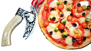 Hacha de acero forjado hecha a mano cuchillo de cocina de acero al carbono perfecto con Funda de cuero para acampar y regalo del Día del Padre - Product Image 5