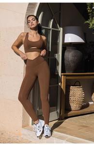 Ensemble de 2 pièces pour femmes, nouveau, sexy, avec soutien-gorge croisé et legging à poches, pour la course, l'entraînement, la gym, le sport, le fitness et le yoga - Product Image 6
