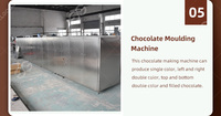 Fabriek Leveranciers Een Shot Chocolade Deponeren Product Lijn Chocolade Depositor Machine Met Koeling Tunnel Voor Turkije