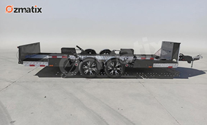 Remorque de voiture hydraulique SUV Racer Transporter pont inclinable à profil bas télécommande sans fil remorquage robuste transporteur de sport automobile - Product Image 3