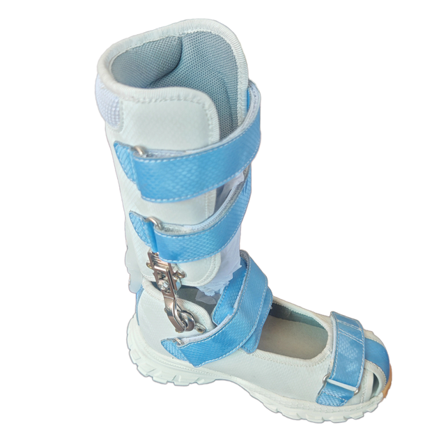 Blue Color Orthopedic Shoes Good Quality Stabilizing Orthopedic Ankle Support Shoes with Integrated Brace for Posture Correction