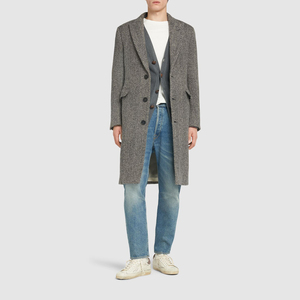 เสื้อโค้ทยาวหนาสำหรับผู้ชายไซส์ใหญ่ ดีไซน์ขนแกะแบบกลับด้านได้ ระบายอากาศได้ดี คุณภาพสูง แฟชั่นฤดูหนาว ขายส่ง - Product Image 5