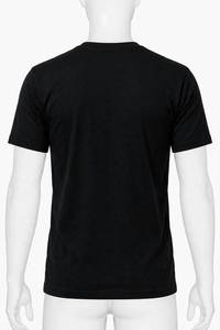 Camiseta de Manga Corta con Cuello Redondo para Hombre, Color Negro, Estampado Geométrico de Cabeza de Lobo, Sublimación, Transpirable, 100% Poliéster, Tejido Jersey - Product Image 3
