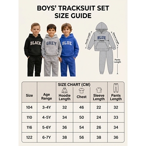 Conjunto de Sudadera con Capucha y Pantalones Deportivos de Forro Polar Grueso al por Mayor, Trajes Deportivos Personalizados para Niños - Product Image 6