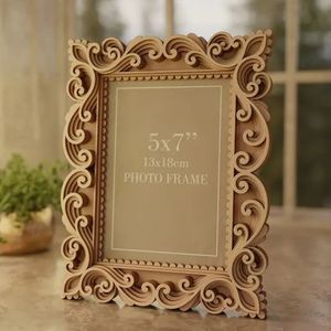 Classic MDF Photo <b>Frame</b> <b>with</b> Decorative Pattern | Aqdus Saleem - Product Image 1