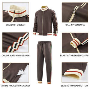 Chaqueta Deportiva Personalizada, Informal, Ecológica, con Estampado Técnico, de Forro Polar, Corte Ajustado, para Hombre, Último Modelo, Mangas Largas, para Invierno - Product Image 6