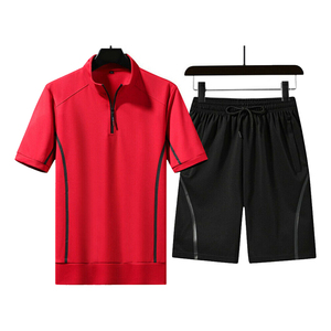 Conjunto Deportivo para Hombre, Ecológico, Cortavientos, con Capucha, Estilo Urbano, Camiseta de Manga Larga, Pantalones Cortos, Traje Deportivo para Otoño - Product Image 5