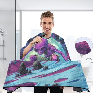 Capa de Barbero Moderna 2026, Bata Profesional para Cortar el Cabello, Tela de Poliéster Impermeable, Logotipo Personalizado, Color Personalizado, Alta Calidad - Product Image 3