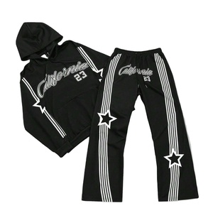 Ensemble de survêtement personnalisé pour hommes, vêtements de gym deux pièces, tenue de course et d'entraînement, vêtements de fitness respirants, vêtements de sport et de sport - Product Image 1