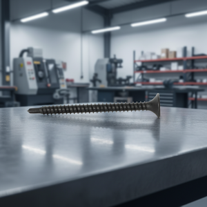 Vis à cloison sèche PDC en acier au carbone classe 8.8, revêtement phosphate noir/gris, métrique/pouce, tête bombée/à goujon, filetage standard, entraînement Phillips - Product Image 1