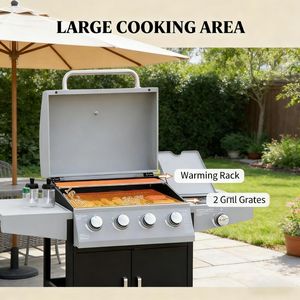Lussuoso Barbecue Kamado in Ceramica Portatile con Altezza Regolabile per Giardini, Alimentato a Carbonella - Product Image 6