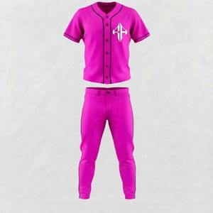 Ensemble de baseball pour homme, matière 100% polyester, col en V de haute qualité, impression par sublimation par RIVIAN ATLANTIC - Product Image 2