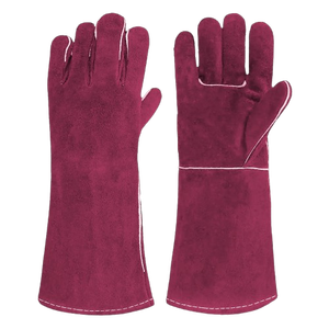 Gants de sécurité en cuir de vachette pleine fleur de qualité supérieure, certifiés CE, avec manchette de sécurité épaisse pour le soin personnel et le soudage (sans frais supplémentaires) - Product Image 3