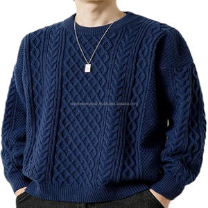 Camisa de Invierno para Hombre, Antiarrugas, con Logotipo L Bordado, Diseño de Parches, Material de Lana/Cachemira, Antiencogimiento - Product Image 3