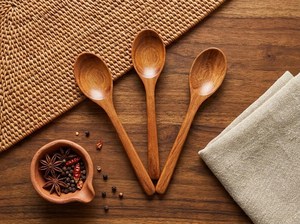 Handmade Wooden Condiment <b>Spoon</b>, Natural Wood Salt <b>Spoon</b>, Eco-friendly Spice <b>Spoon</b> - Product Image 4