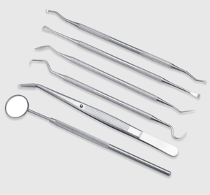 Dental Hygiene Tools Kit Medical Grade Stainless Steel Manual Reusable Dental Instruments Set with <b>Case</b> By Grip Surgical - Product Image 4