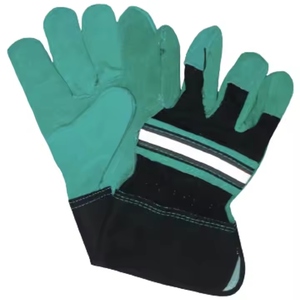 Gants de travail en cuir de vachette de haute qualité pour hommes, nouveau design, protection industrielle des mains, résistance à l'abrasion - Product Image 5