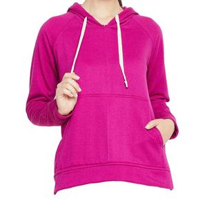 Women Oversized Long Sleeve Hoodie Winter Cotton Made Casual Sweatshirt <b>with</b> Hooded <b>Collar</b> and Badge Decoration Wholesale - Product Image 1