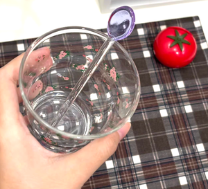 ช้อนแก้วโบโรซิลิเกตสีสันสดใส น้ำหนักเบา ทนความร้อน ดีไซน์มินิมอลทันสมัย สำหรับร้านกาแฟ ตกแต่งบ้าน หรือเป็นของขวัญ - Product Image 4