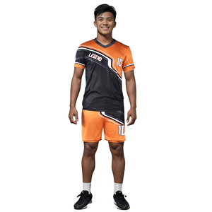 Uniforme Deportivo de Voleibol Personalizado OEM para Hombre, Conjunto Ligero de Camiseta y Pantalones Cortos para Entrenamiento y Competencia - Product Image 2