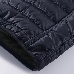 Montane Cotton <b>Gilet</b> <b>Navy</b> <b>Blue</b> Color Stand Collar Outerwear Quilted Packable Vest Warm Adult Unisex - Product Image 6