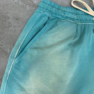 Pantalones Cortos Deportivos Personalizados para Hombre, Estilo Vintage, Lavado Ácido, con Cordón Ajustable, de Felpa Francesa, con Diseño Sólido, Estilo Casual - Product Image 6