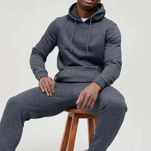 Survêtements Homme Personnalisés OEM Premium en Coton/Polyester Respirant et Épais, Couleur Unie, Confortables, Meilleures Ventes - Product Image 4