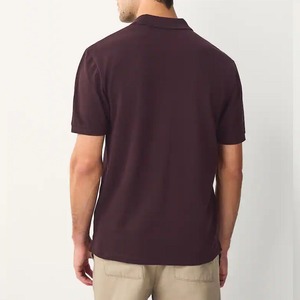 Chemises polo pour hommes à manches courtes en polyester, modèle personnalisable en gros, prix bas, bonne qualité, chemises polo pour hommes - Product Image 2