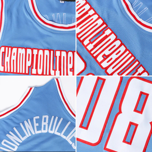 Camiseta de Baloncesto Personalizable con Sublimación, Diseño de Rayas Rojas y Negras, Malla Transpirable, Unisex para Adultos, Nombre del Equipo 00 - Product Image 5