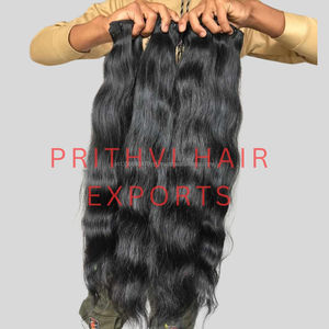 Extensions de cheveux humains de couleur claire avec frontales droites mongoles Remy de qualité supérieure - Product Image 4