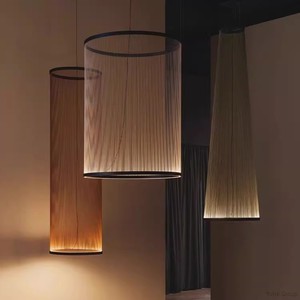 Lámpara Colgante Ovalada Sencilla con Borlas para Comedor, Sala de Estar, Escalera, Restaurante - LED de Hierro y Vidrio con Cuerda Extensible, Regulable - Product Image 1