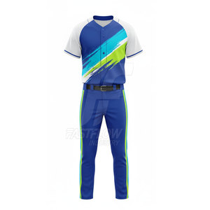 Uniforme de baseball moderne pour adultes, léger, respirant, en polyester, avec logo personnalisé, vêtements d'équipe - Product Image 4