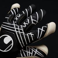 Gants de gardien de but de qualité supérieure, professionnels, pour le football, avec une forte adhérence, paume en latex, coupe négative, protection des doigts, pour les matchs et l'entraînement