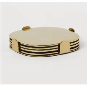 Ensemble de sous-verres en métal de qualité supérieure, tapis décoratifs pour boissons, pour table basse, salle à manger, restaurant, bar, hôtel, décoration de table de mariage - Product Image 5